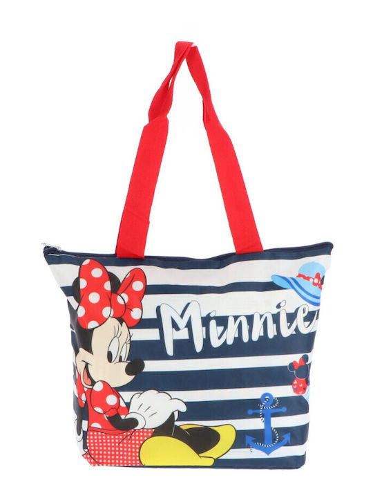 Disney Minnie Kids Beach Bag Blue 47x33x15cm