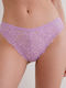 Women's Slip with Lilac Lace