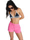 Wave 2 Pantaloni Scurți Bikini Inferioare Talie Înaltă Roz
