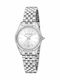 Just Cavalli Womens Watch Battery with Silver Metal Bracelet