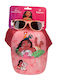Disney Kids' Hat Jockey Fabric Sunscreen Vaiana Pink