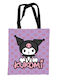 Hello Kitty Kuromi Οικολογική Υφασμάτινη Τσάντα Canvas Αγορών 38x44 Cm Πολύχρωμη