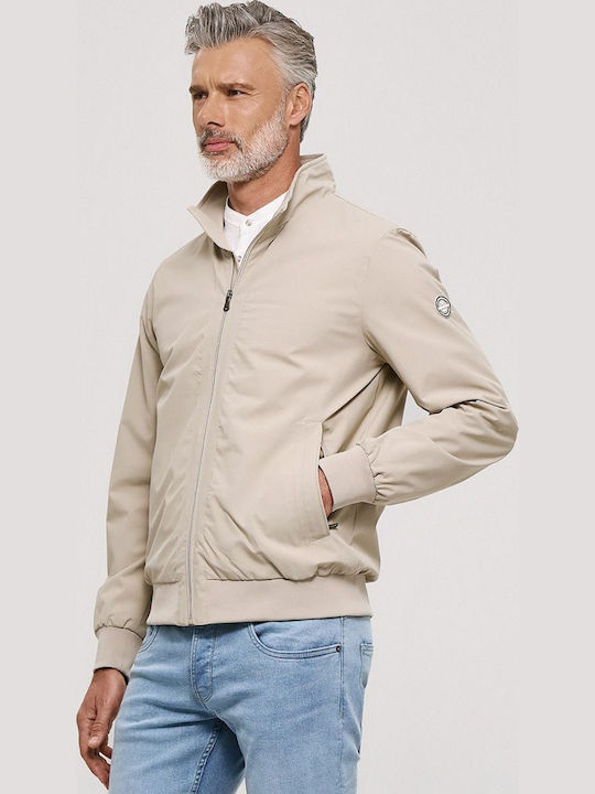 Brokers Jeans Μπουφάν Bomber Μπεζ
