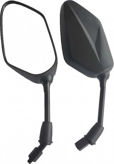 Oglinzi Pentru Motocicletă Pentru Yamaha TW 2 Bucăți Negre