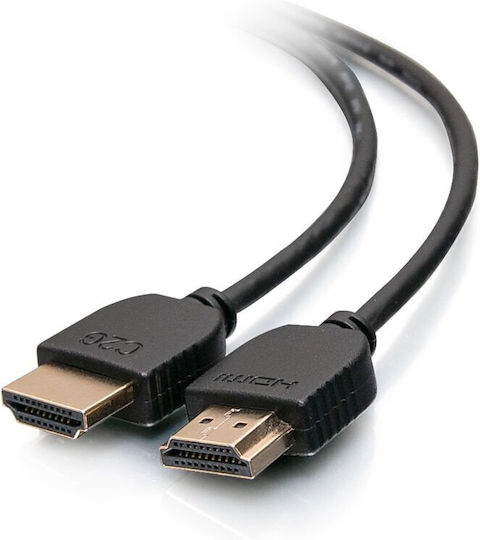 C2G Cable HDMI male - HDMI male 0.61m Μαύρο