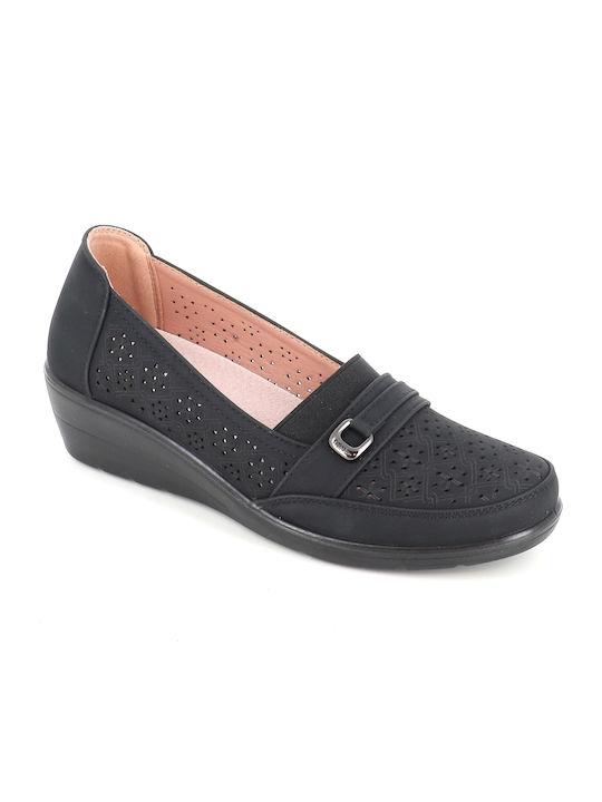 Women's Moccasins in Black Colour 242/2505-12_MAVRO