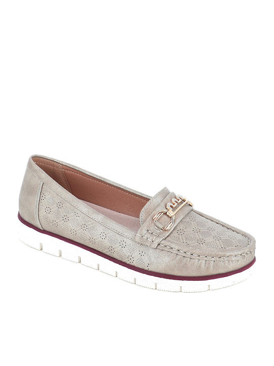 B-Soft Women's Moccasins in Silver Colour 06/10...