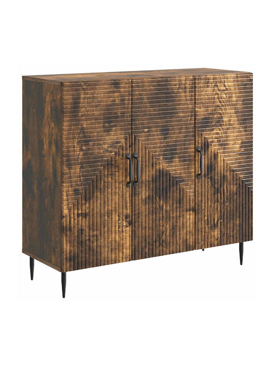 Wooden Sideboard Brown 89x34.5x80cm