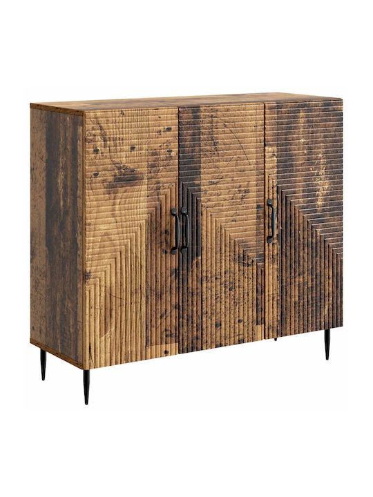 Wooden Sideboard Brown 89x34.5x80cm