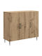 Wooden Sideboard Brown 89x34.5x80cm