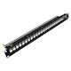 533187 Patch Panel Keystone 19'' 1U Up To 24 Ports RJ45 Cable Guide