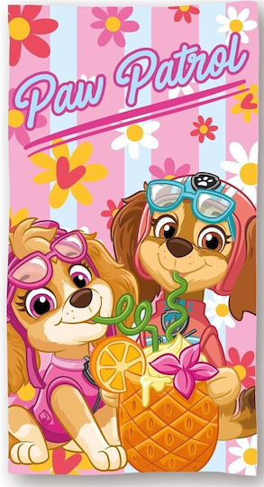 Nickelodeon Kinder-Strandtuch Rosa Paw Patrol 140x70cm