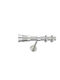 Best Bară Metalică Pentru Perdele B019 Dublă Cu Șină Φ20mm 160cm Argintie