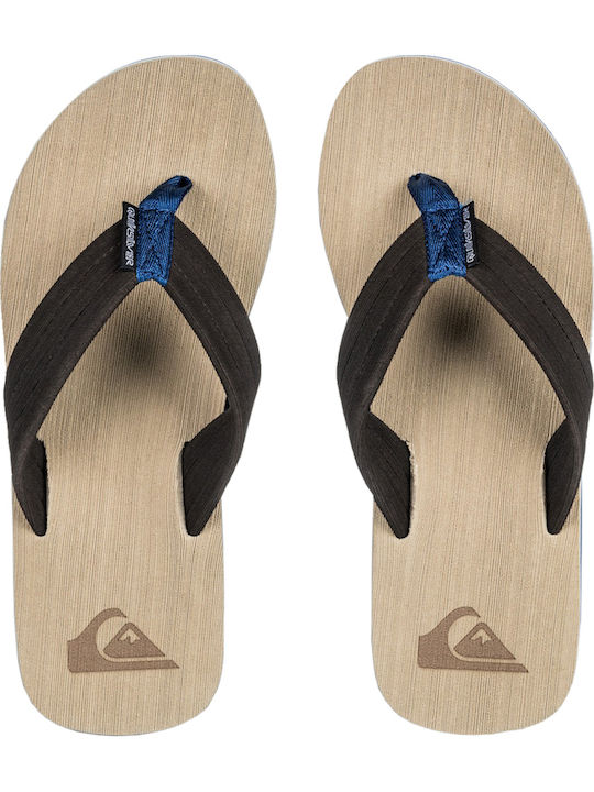 Quiksilver Molokai Men's Flip Flops Beige