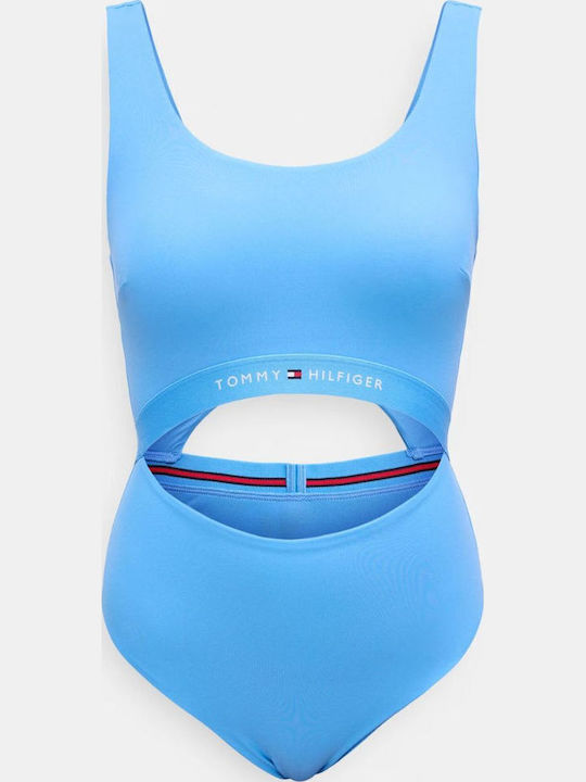 Tommy Hilfiger Light Blue One Piece Swimsuit