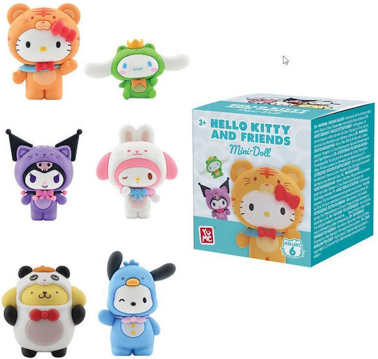 Yume Hello Kitty Friends 5cm Mini Doll Forest Friends Series Toy-0258
