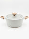 Happy House Shallow Pot From Aluminum 24cm