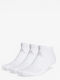 adidas Cushioned Low-cut Αθλητικές Κάλτσες Λευκές 3 Ζεύγη