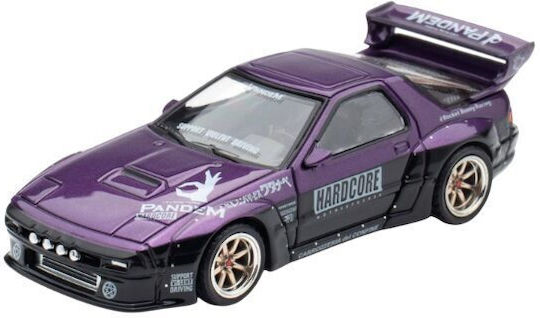 Μοντέλο Αυτοκινήτου Mazda Rx-7 Fc3s Pandem Rocket Bunny Μωβ 1:64 Inno64