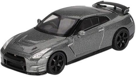Nissan Gt-r R35 Ediție Crs Gri Metalizat Închis 2013 Scara 1:64 Mini Gt Mgt01089-r