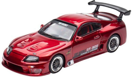 Model Mașină Toyota Supra A80 Top Secret Roșu Scara 1:64 Inno64
