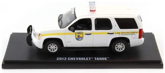 Model Mașină Chevrolet Tahoe Al Organismului American pentru Pescuit și Faună Sălbatică U.S Fish & Wildlife An 2012 Scara 1:43 Greenlight