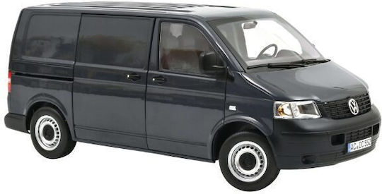 Model Mașină Volkswagen Transporter T5 An 2003 Gri Antracit Scara 1:18 Norev