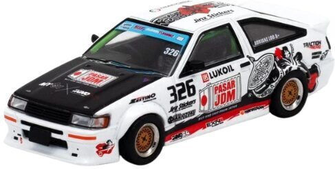 Модел Автомобил Toyota Corolla Levin Ae86 #326 Trackerz Racing 1:64 Inno64