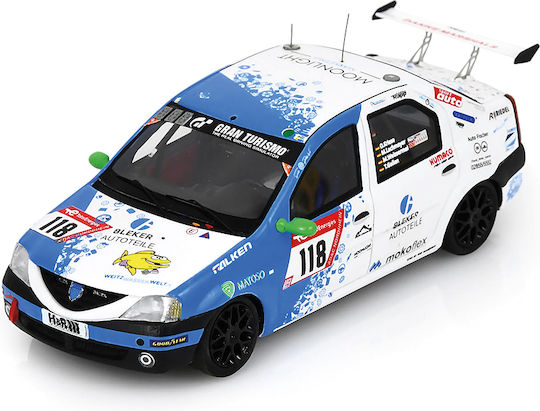 Model Mașină Dacia Logan Nr.118 Echipa Swiftwing.de Cursa 24h De La Nürburgring 2023 O Kriese M Lachmayer M Weissermel Geilen Limitat 300 Limitat 1:43 Spark