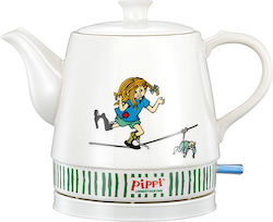 Pippi Keramik Wasserkocher 0.8l 1750w Schnelles Erhitzen Weiß Pippi Keramik Wasserkocher 0.8l 1750w Schnelles Erhitzen Weiß