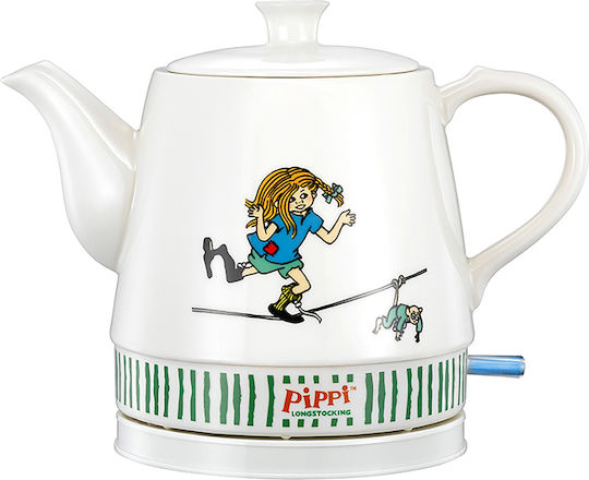 Pippi Ceramic Electric Kettle 0.8l 1750w Fast Heating White
