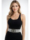 Women's Belt Silver SJ-055718-22-26BE-SILVER