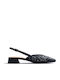 Damen Ballerinas Slingback in Schwarz Farbe