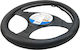 Car Steering Wheel Cover with Diameter 37-39cm Synthetic Black