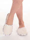 Terry Winter Women's White Slippers