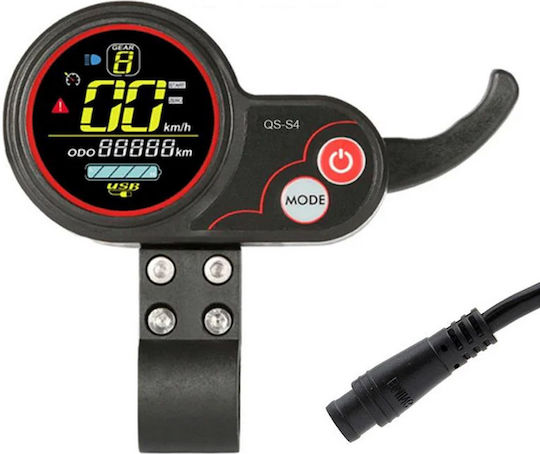 Throttle Ewheel QS-S4 Screen 6pin Black