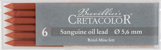 Μυτες Sanguine Oil 5,6μμ Medium 120μμ Κουτι 6 Τεμαχιων Cretacolor