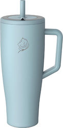 Cool'NMore Handled Tumbler Thermos Stainless St...
