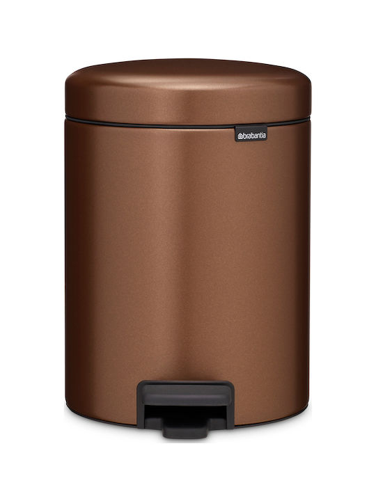 Brabantia Newicon Metallic Bathroom Bin 5L Bronze