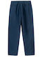 Kids Linen Trousers Blue