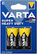 Varta Superlife Zinc Batteries C 2pcs