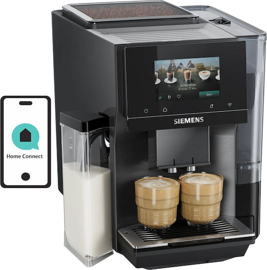 Siemens Eq.700 Automatic Espresso Coffee Machine 1500W Pressure 19bar for Cappuccino with Grinder Grey 2121770