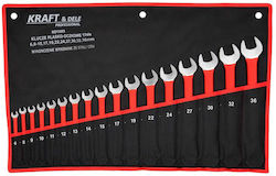 Kraft&dele Kd11051 Star Wrench Set 6 36 Mm 17 Pieces