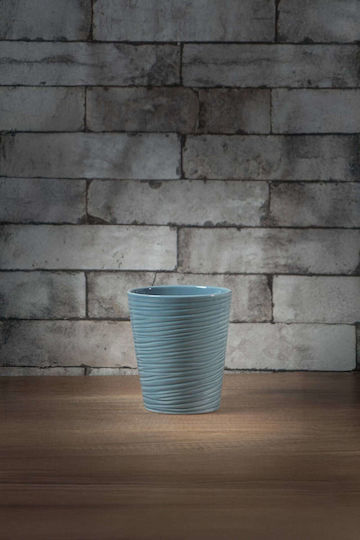 Petrol Ceramic Decorative Plant Pot 13/14cm