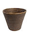 Rattan Pflanzentöpfe Braune 33x28 cm