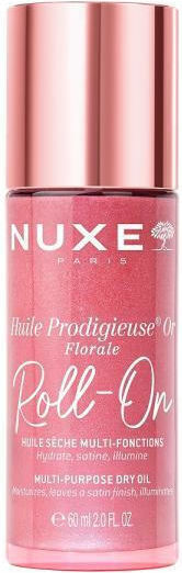 Nuxe Huile Prodigieuse Or Florale Roll-On Multi-Purpose Ξηρό Shimmering Λάδι 60ml