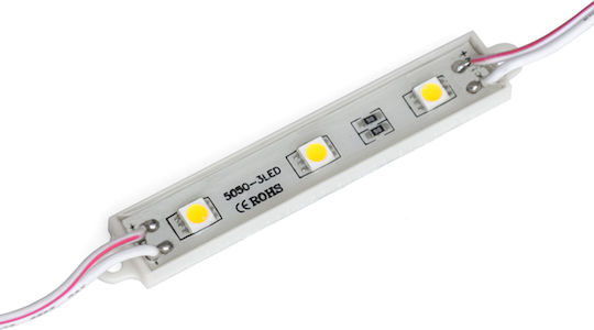 LED Модул 12V 2.5W Топло Бяло 1 Брой 92010901-018
