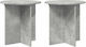 vidaXL Wooden Plant Towers Gray 40x40x40 cm 2 P...