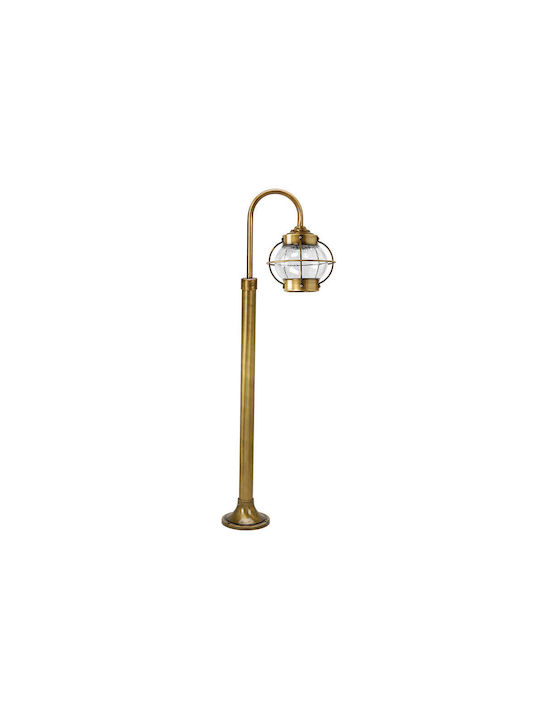 Lido Outdoor Small Post Floor Lamp IP23 for E27 Bulb Bronze