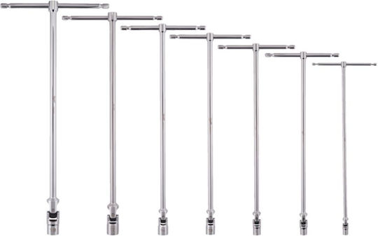 Milwaukee 4932492674 T-Hendel Drehkopf Maulschlüssel 8 19 Mm 7 Stück